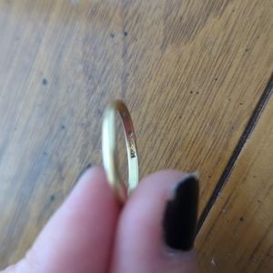 14k yellow gold simple band